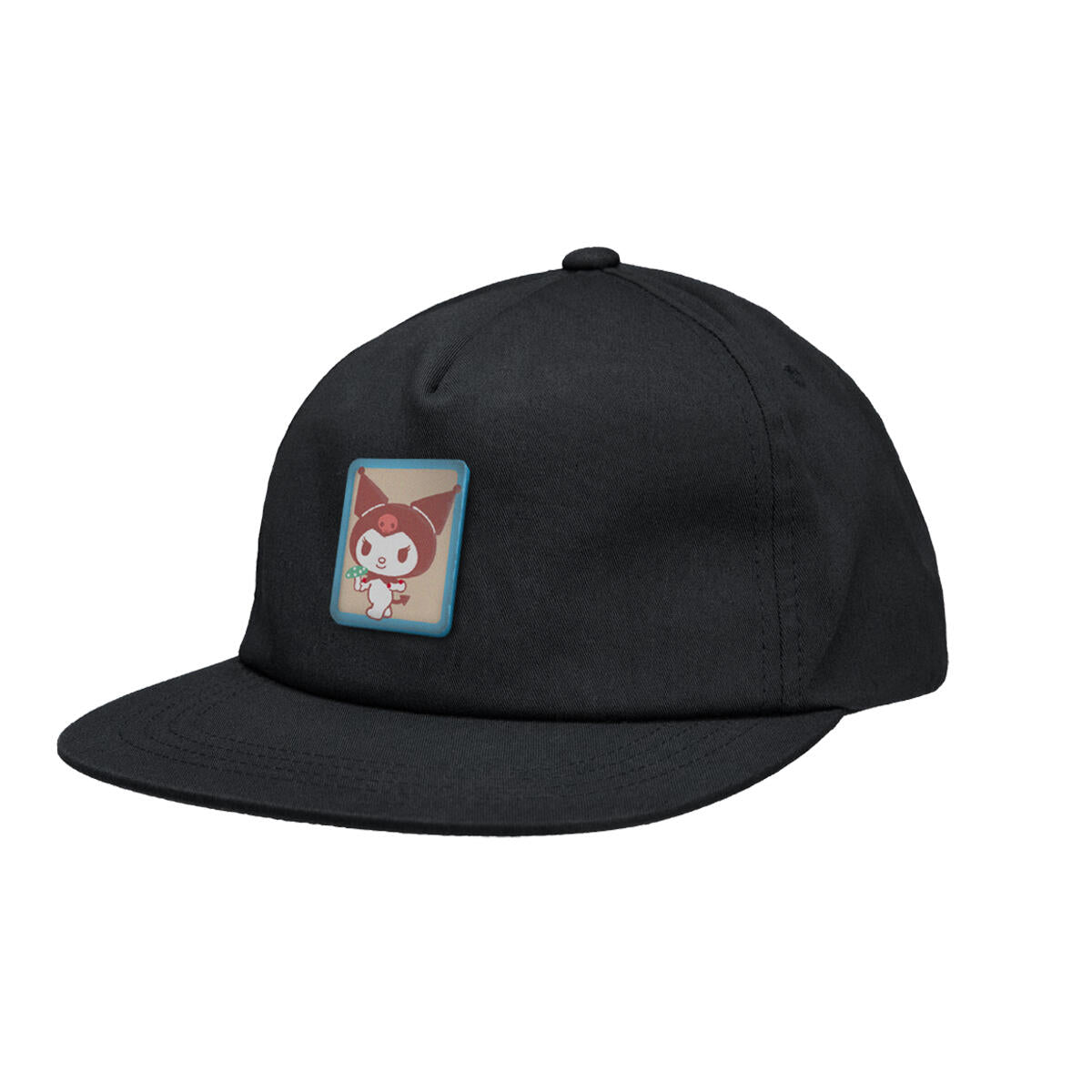 Girl x Sanrio Kuromi 5-Panel Snapback Hat
