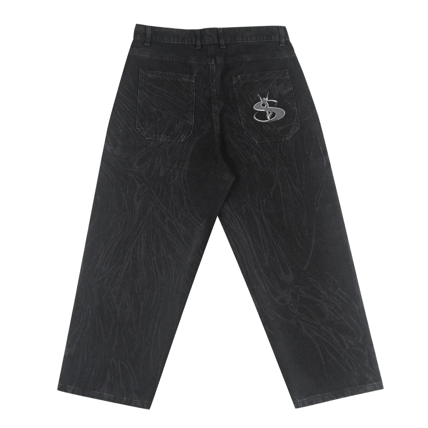 Yardsale Ripper Jeans Contrast Black