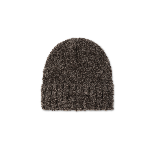 Polar Fluffy Beanie - Brown Melange