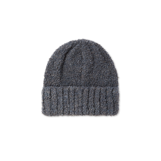 Polar Fluffy Beanie - Grey Blue