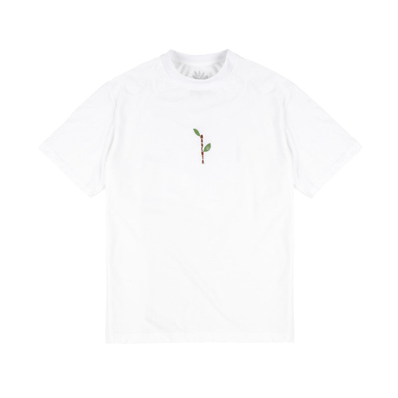 Magenta Tree Plant T-Shirt - White