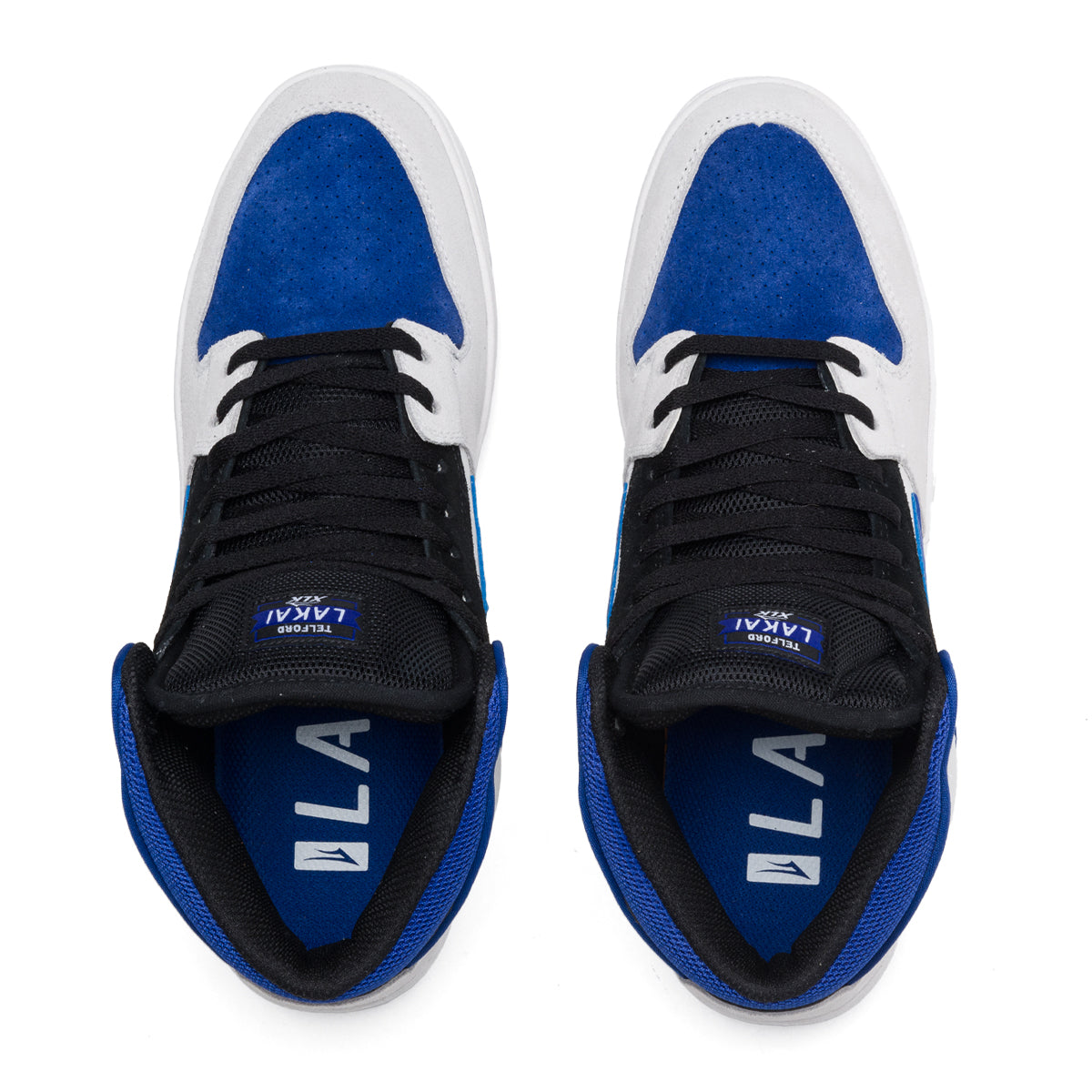 Lakai Telford High White / Blueberry