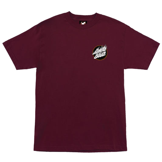 Pokémon x Santa Cruz Fire Type 3 Men's T-Shirt - Burgundy