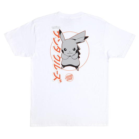 Pokémon x Santa Cruz Pikachu Men's T-Shirt - White