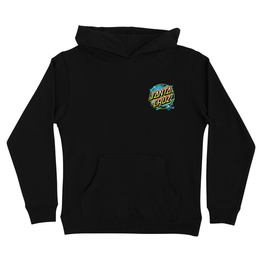 Pokémon x Santa Cruz Pikachu Spray Dot Youth Hoodie - Black