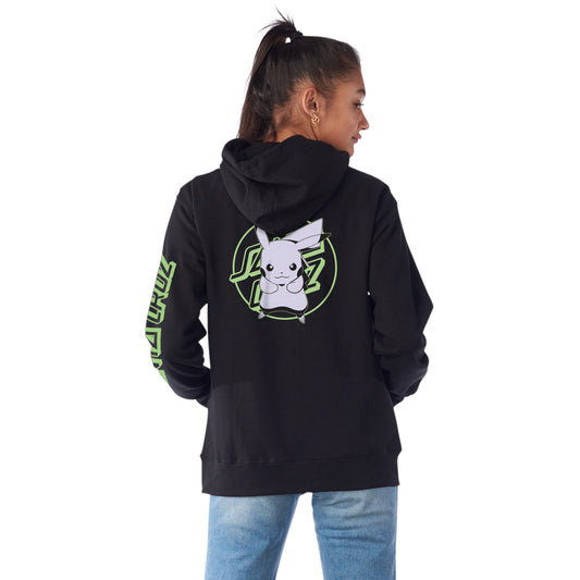 Pokémon x Santa Cruz Pikachu Dot Women's Hoodie - Black