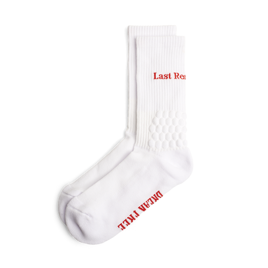 Last Resort Bubble Socks US size 10-12 - White