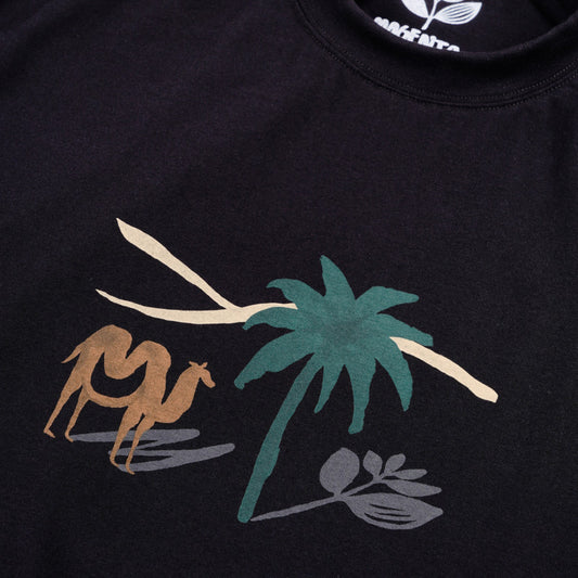 Magenta Desert T-Shirt - Black