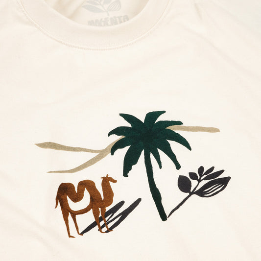 Magenta Desert T-Shirt - Natural