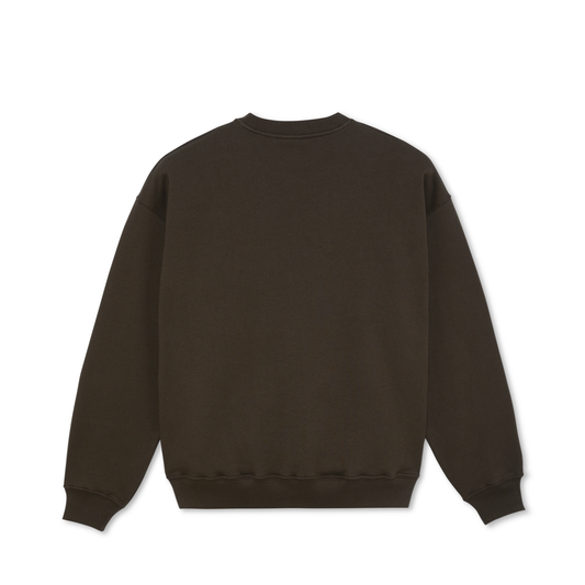 Polar Dave Crewneck Earthquake - Brown