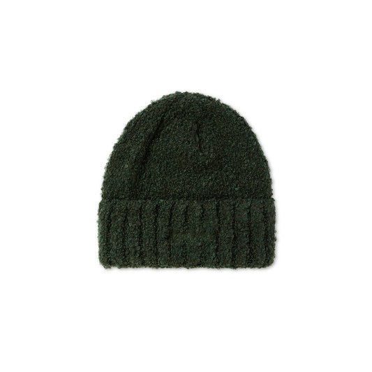 Polar Fluffy Beanie - Dark Green