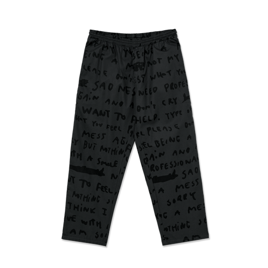 Polar Sad Notes Surf Pants - Graphite