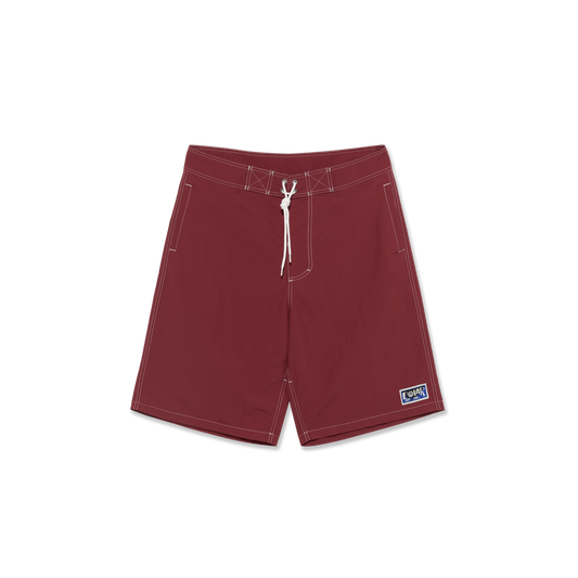 Polar Spiral Surf Swim Shorts - Dark Red