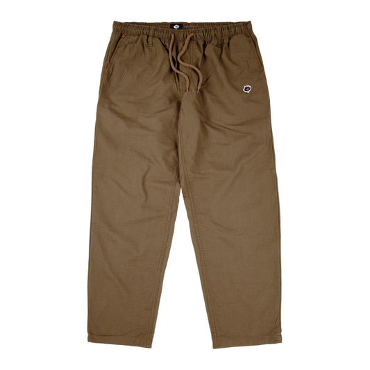 Magenta Ripstop Loose Pants - Chocolate