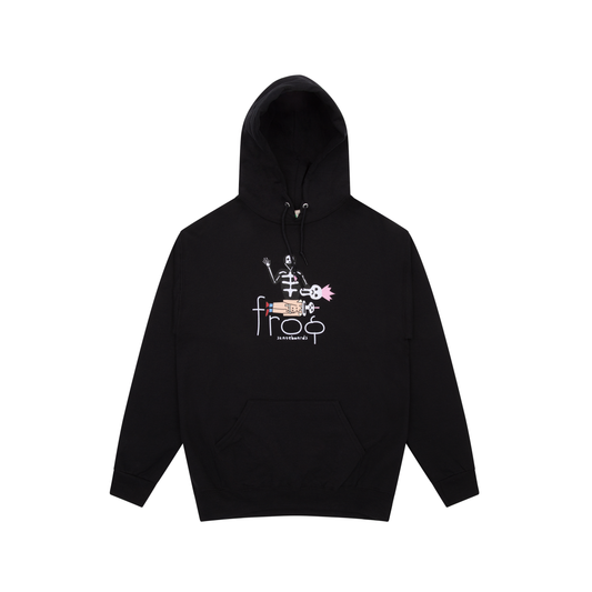 Frog After-Life Hoodie - Black