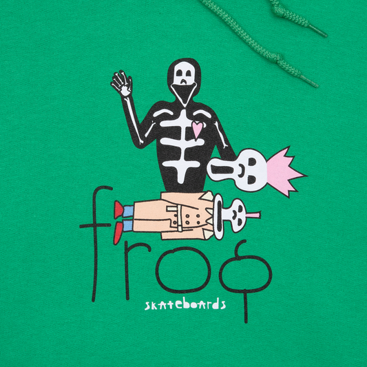 Frog After-Life Hoodie - Kelly Green