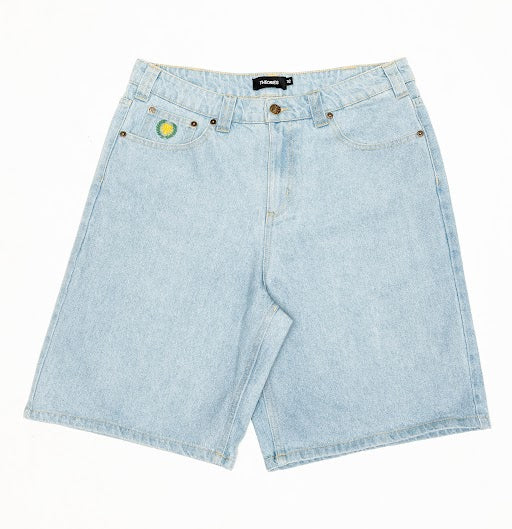 Theories Plaza Shorts - Light Wash Blue
