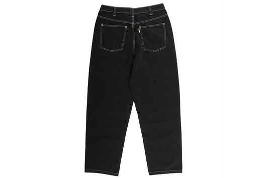 Theories Plaza Jeans - Black Contrast Stitch