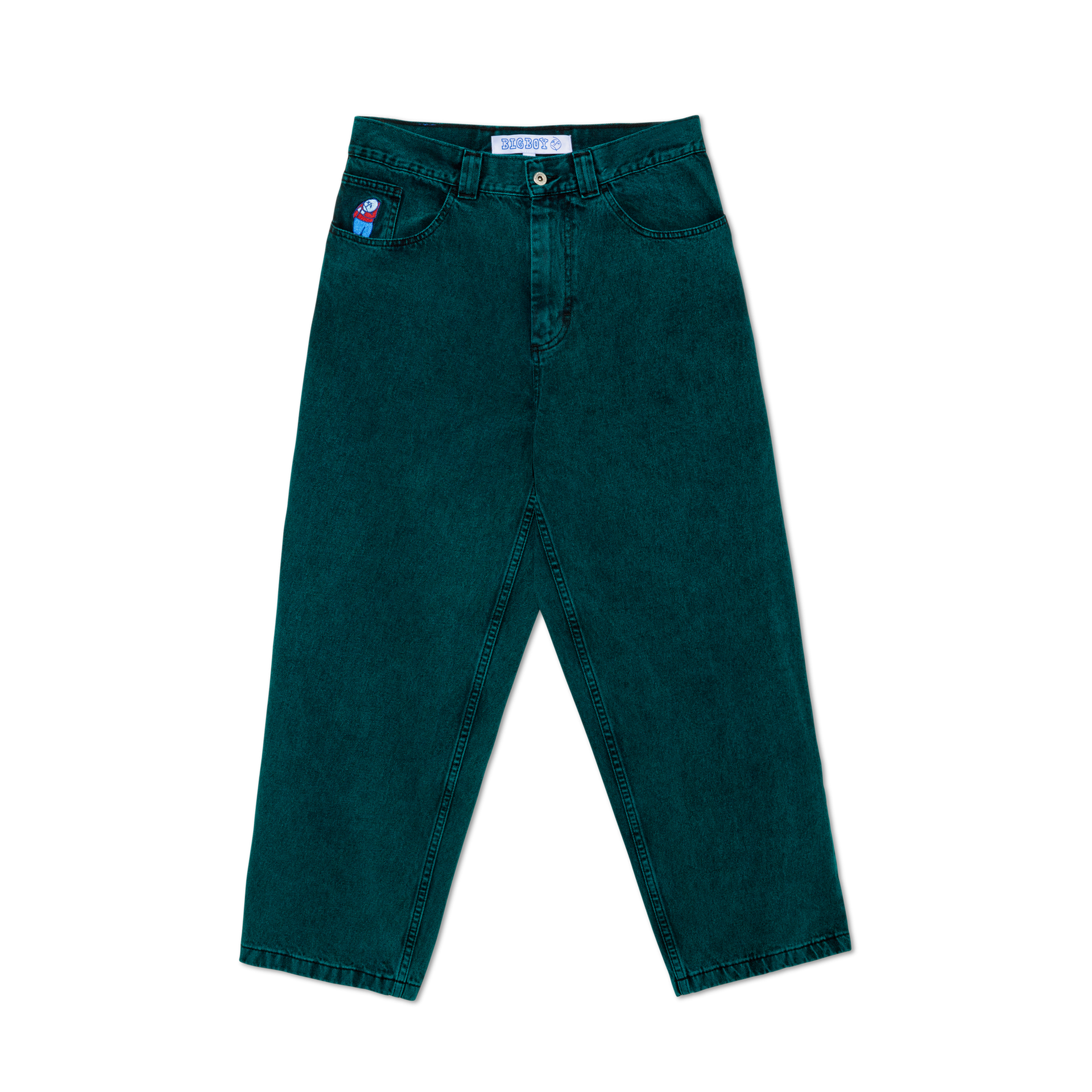 パンツ BIG BOY JEANS TEAL BLACK Polar Big Boy Jeans Teal Black – Aboveboard Skateshop